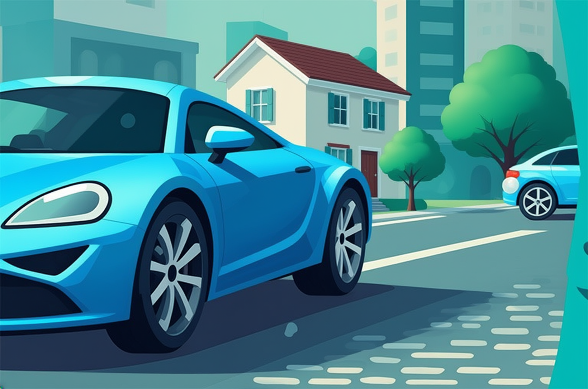 Firefly_Create a flat, modern detailed illustration in Uber’s brand-style (clean, geometric,  229302 (2)