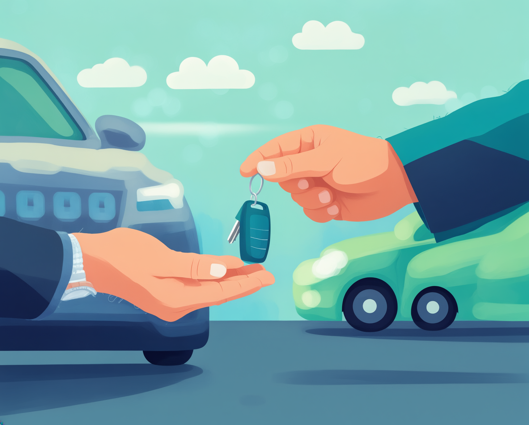 Firefly_Create a flat, modern detailed illustration in Uber’s brand-style (clean, geometric,  229302